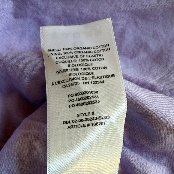 Sunday Best Lavender Smocked Puff Sleeve Mini Dress Size S - Picture 5 of 7